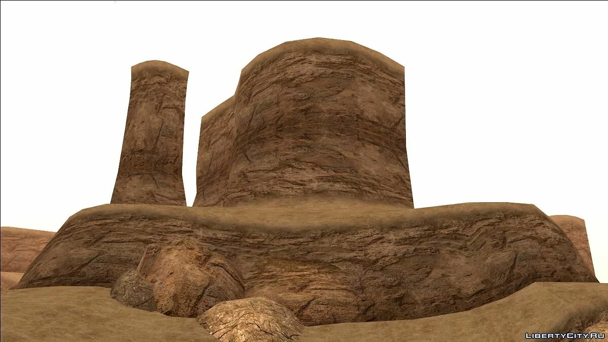 HQ Desert - countryn2.ipl MeshSmoothed v1.1.2 / GTA San Andreas
