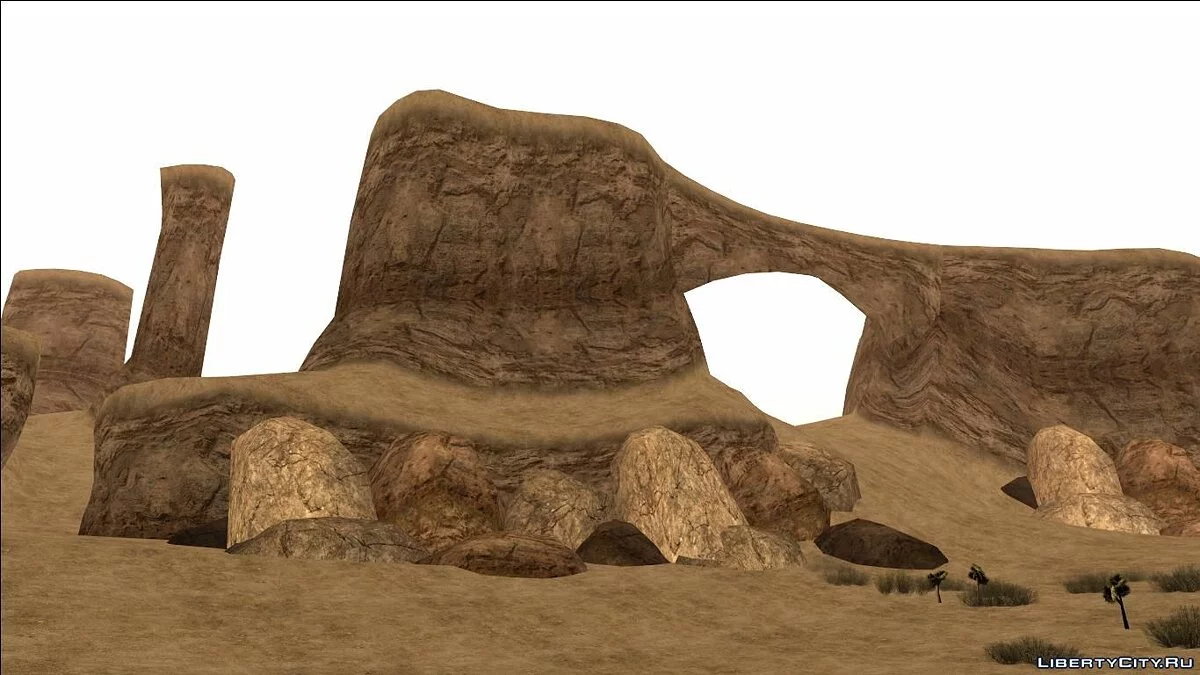 HQ Desert - countryn2.ipl MeshSmoothed v1.1.2 / GTA San Andreas