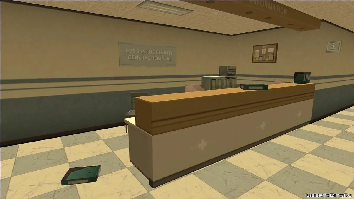 Los Santos Hospital Interior - LS County General Hospital / GTA San Andreas