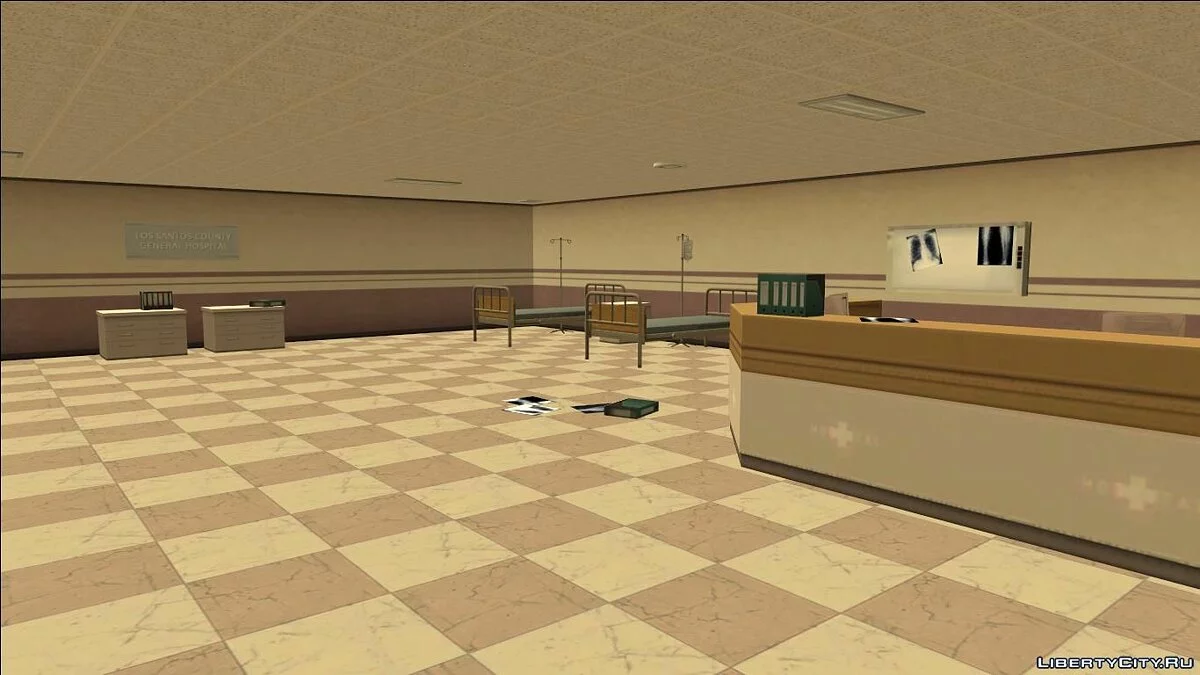 Los Santos Hospital Interior - LS County General Hospital / GTA San Andreas