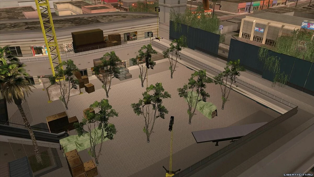 Reconstruction of the Shopping Center in LS / GTA San Andreas