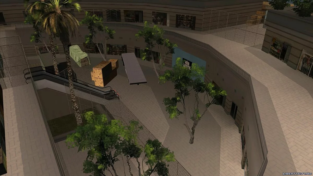 Reconstruction of the Shopping Center in LS / GTA San Andreas