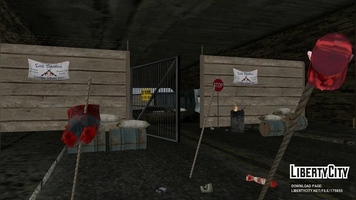 Mapping on the theme of the zombie apocalypse / GTA San Andreas