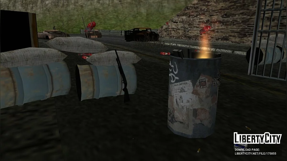 Mapping on the theme of the zombie apocalypse / GTA San Andreas