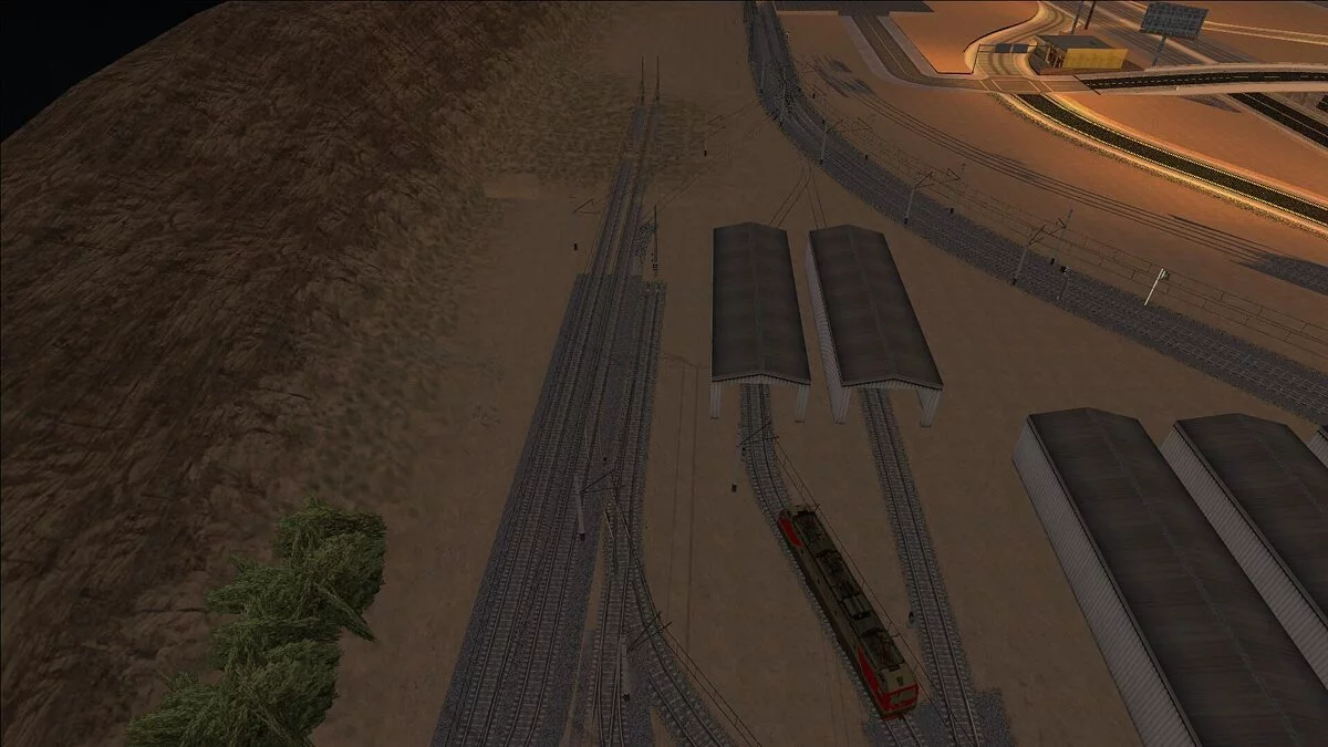 Additional Rails at the Depot Station / GTA San Andreas
