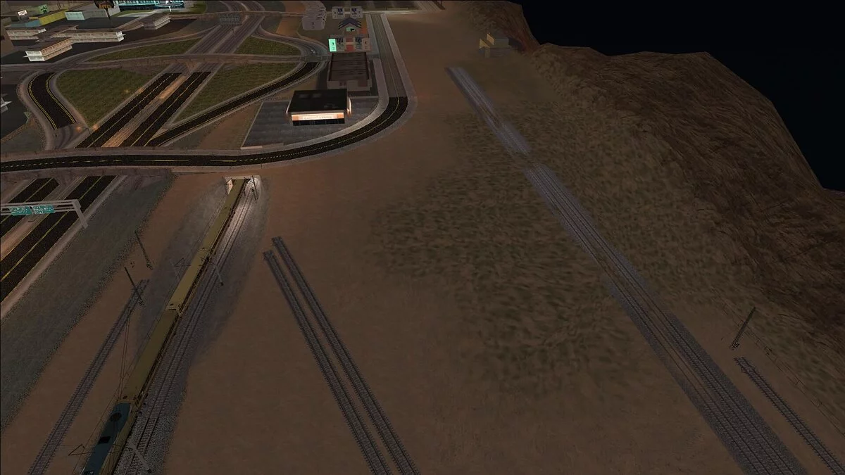 Additional Rails at the Depot Station / GTA San Andreas