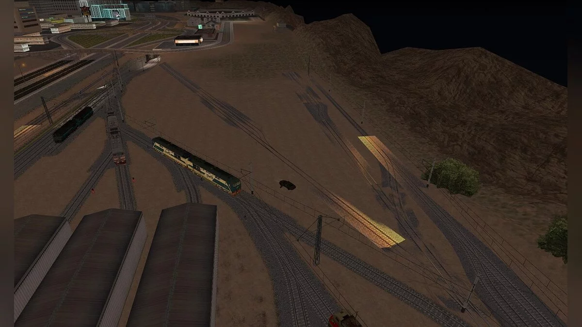 Additional Rails at the Depot Station / GTA San Andreas