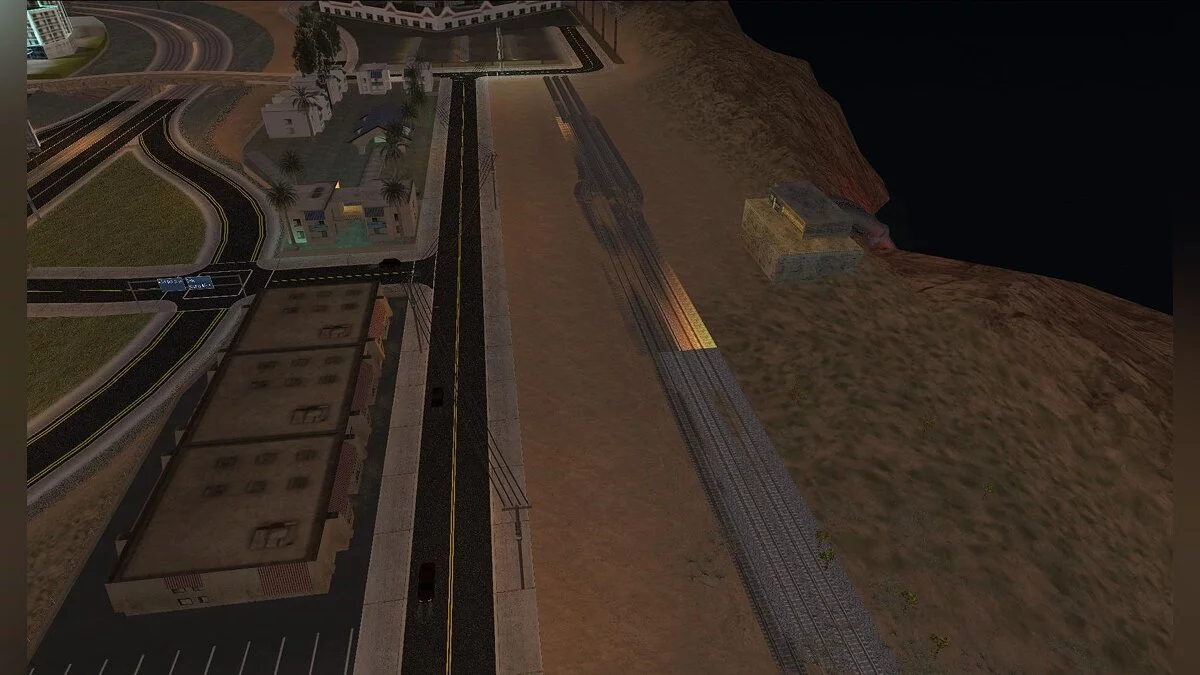 Additional Rails at the Depot Station / GTA San Andreas