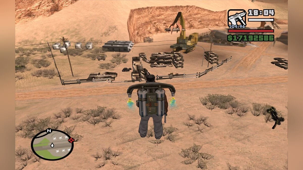 Scrap metal dump - Schrott Iron Map / GTA San Andreas