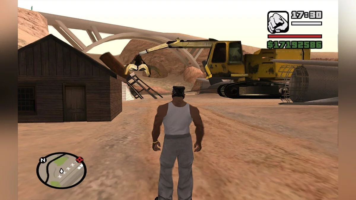Scrap metal dump - Schrott Iron Map / GTA San Andreas