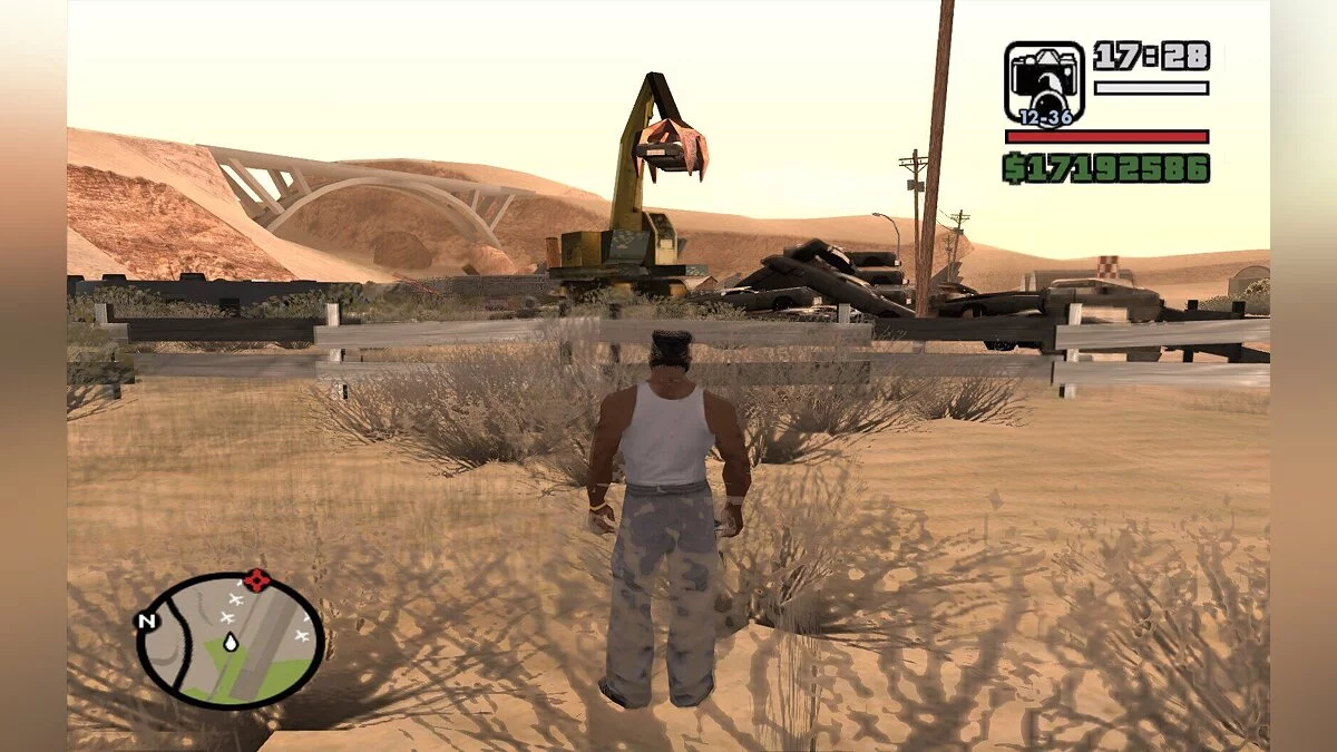Scrap metal dump - Schrott Iron Map / GTA San Andreas