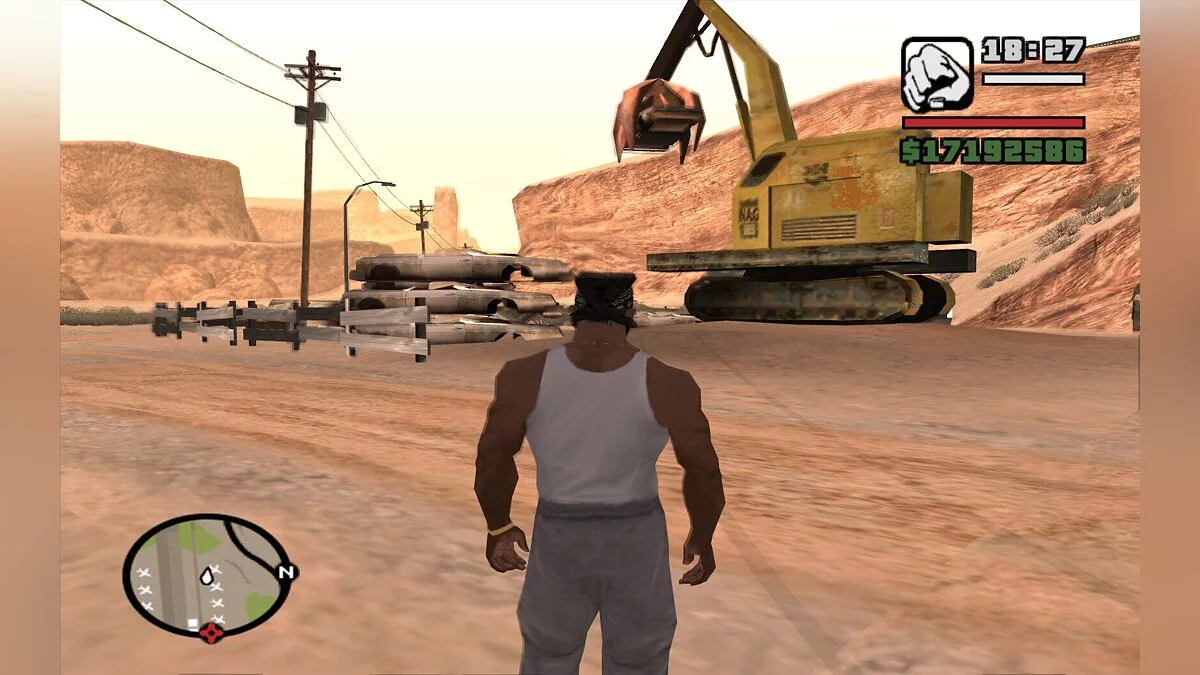 Scrap metal dump - Schrott Iron Map / GTA San Andreas