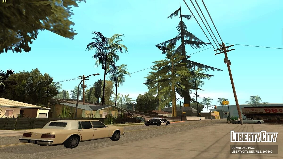 Lebih banyak vegetasi di tempat penyimpanan / GTA San Andreas