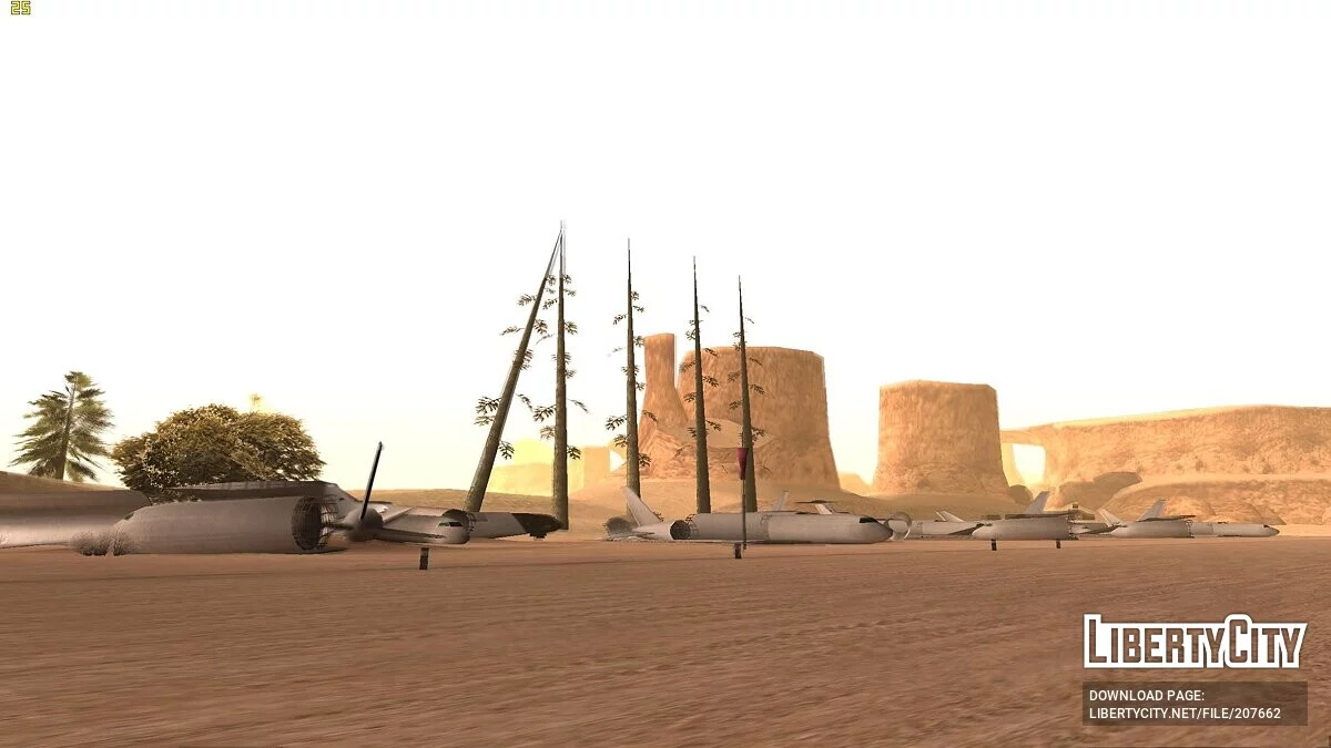 Lebih banyak vegetasi di tempat penyimpanan / GTA San Andreas