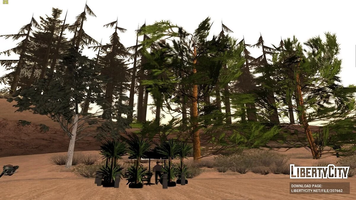 Lebih banyak vegetasi di tempat penyimpanan / GTA San Andreas