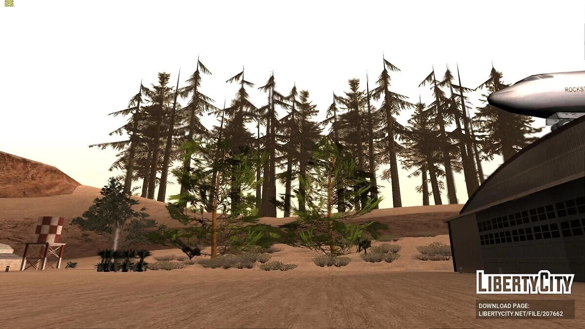Lebih banyak vegetasi di tempat penyimpanan / GTA San Andreas