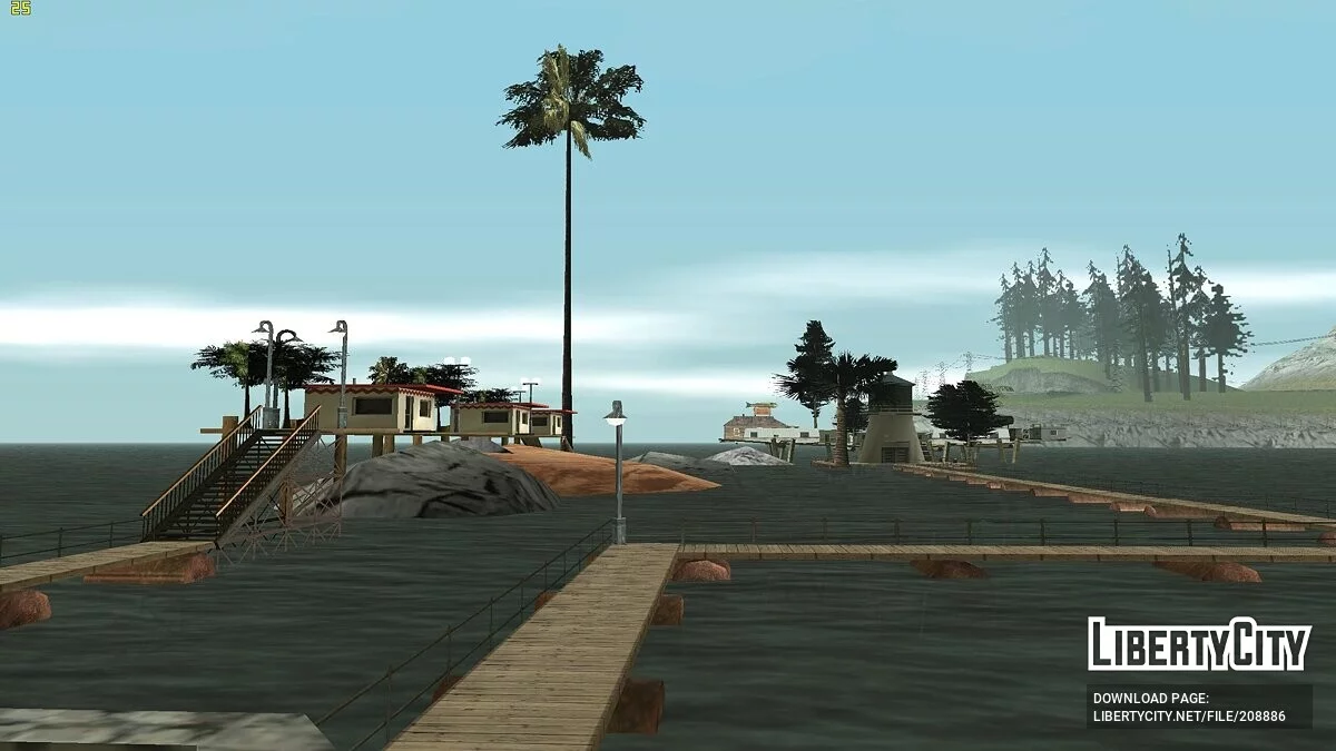 Summer guest houses on the water / GTA San Andreas