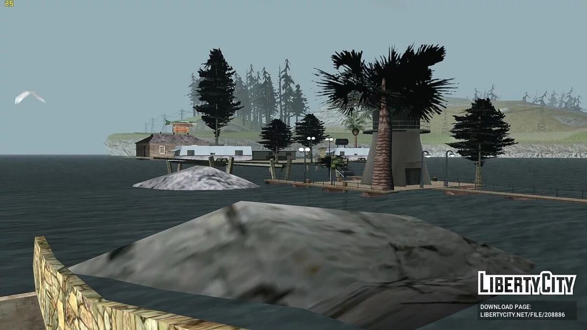 Summer guest houses on the water / GTA San Andreas