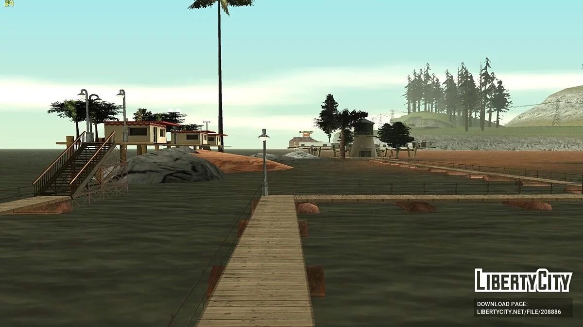 Summer guest houses on the water / GTA San Andreas