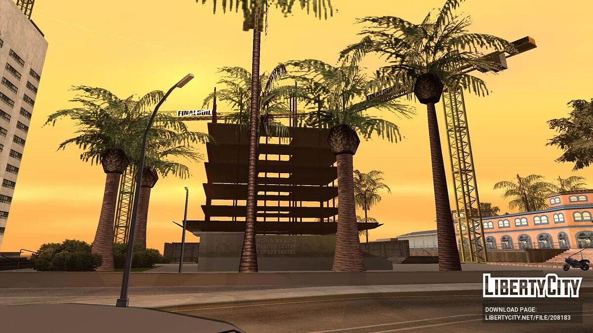 Construction on Santa Maria Beach / GTA San Andreas