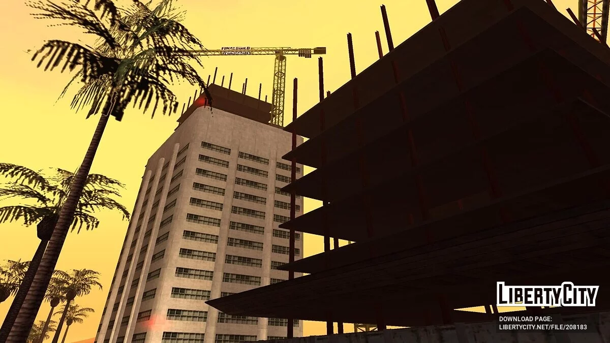 Construction on Santa Maria Beach / GTA San Andreas