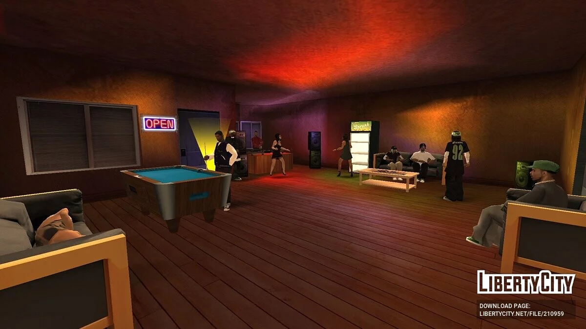 OG Loc House(Ped Spawn Creator 的休息室内饰) / GTA San Andreas