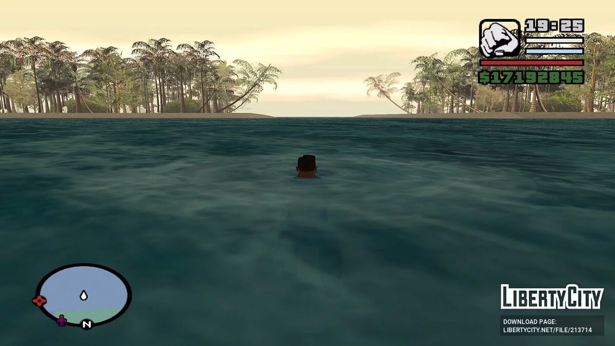 Атоли - Два острови в морі біля пляжу / GTA San Andreas