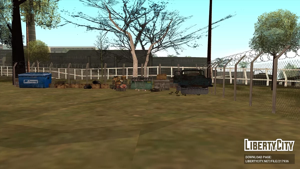 Auto-Schrottplatz in Gantone / GTA San Andreas