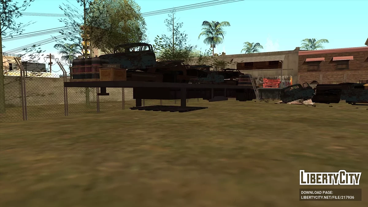 Auto-Schrottplatz in Gantone / GTA San Andreas