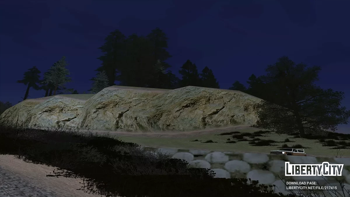 More vegetation in the Tierra Robada area (+ MTA ver) / GTA San Andreas