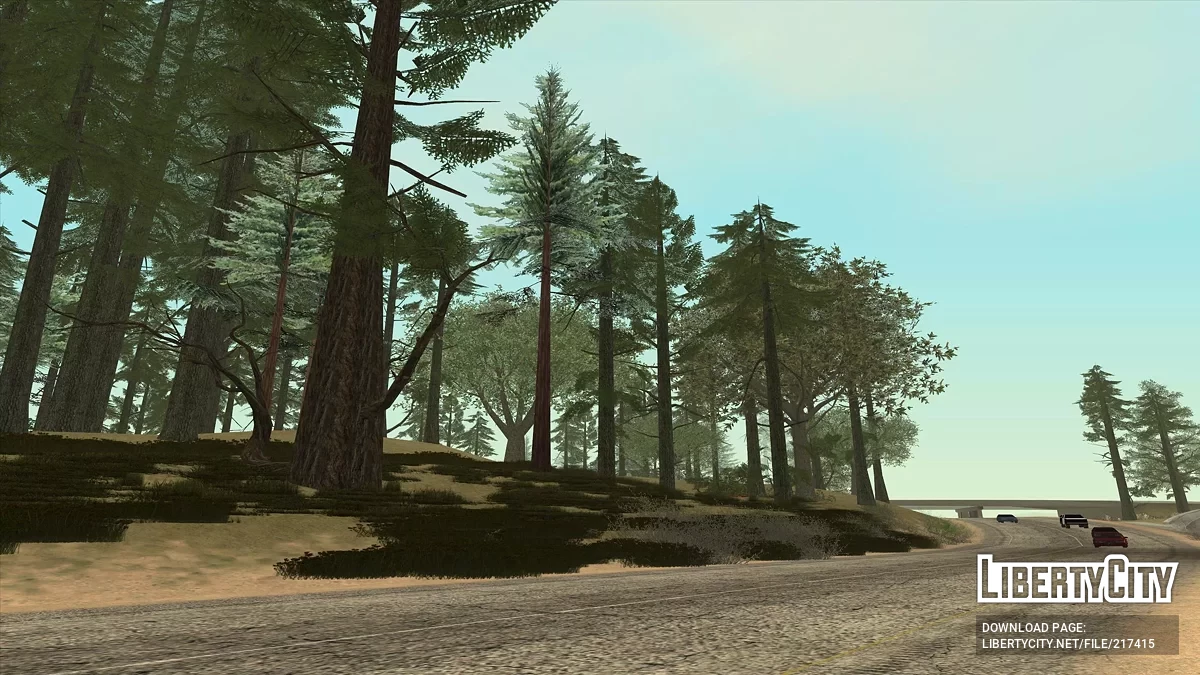 More vegetation in the Tierra Robada area (+ MTA ver) / GTA San Andreas