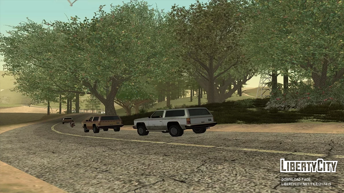 More vegetation in the Tierra Robada area (+ MTA ver) / GTA San Andreas