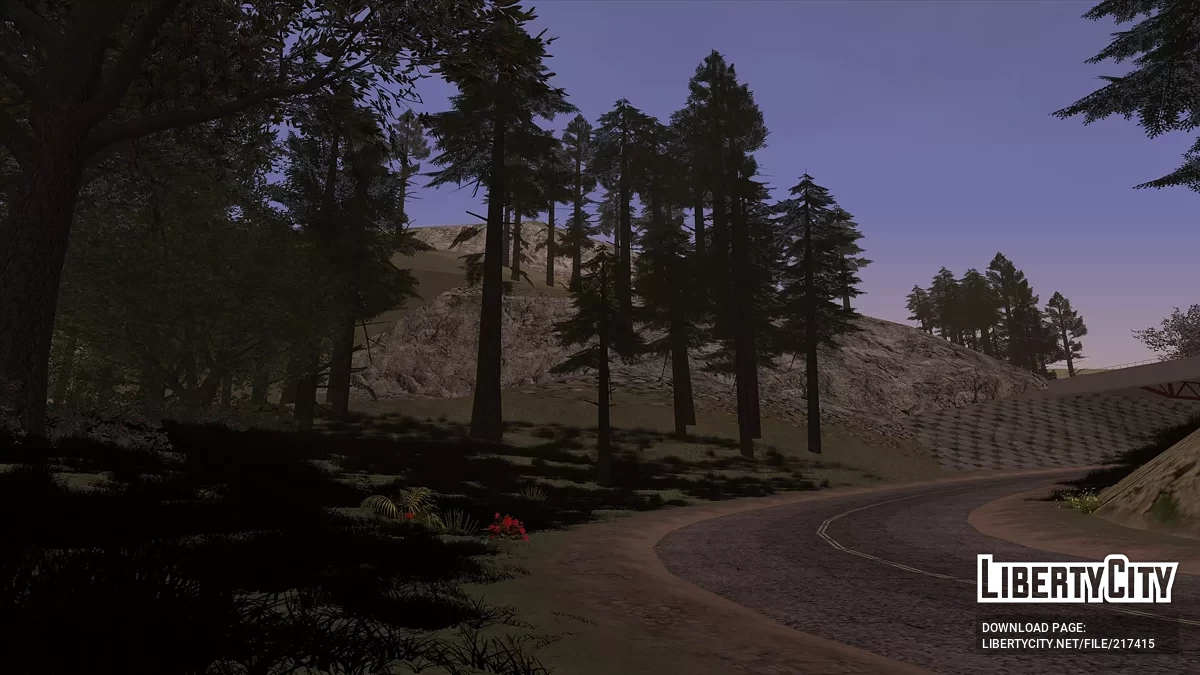More vegetation in the Tierra Robada area (+ MTA ver) / GTA San Andreas