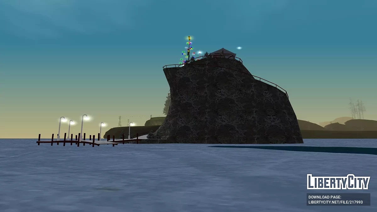 New Year's island and scenery / GTA San Andreas