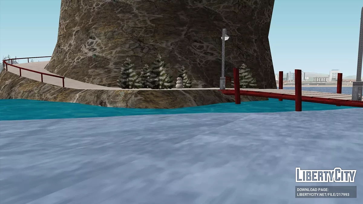 New Year's island and scenery / GTA San Andreas