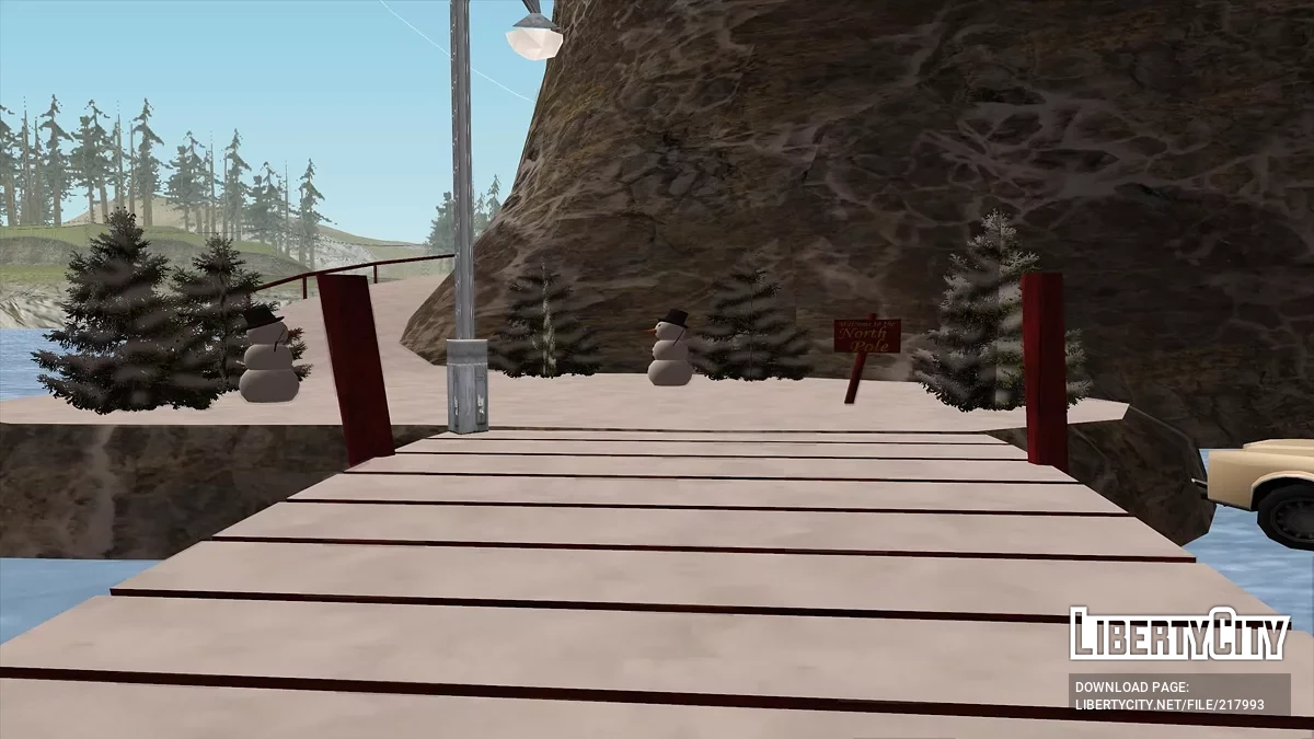 New Year's island and scenery / GTA San Andreas