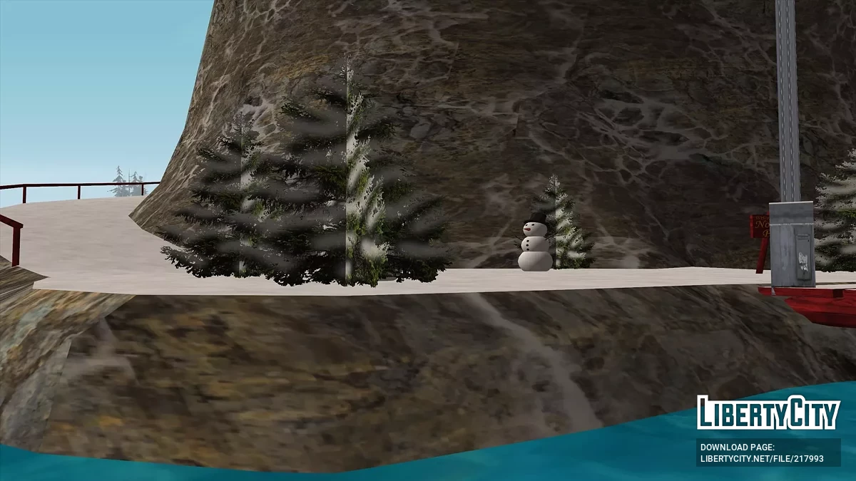 New Year's island and scenery / GTA San Andreas