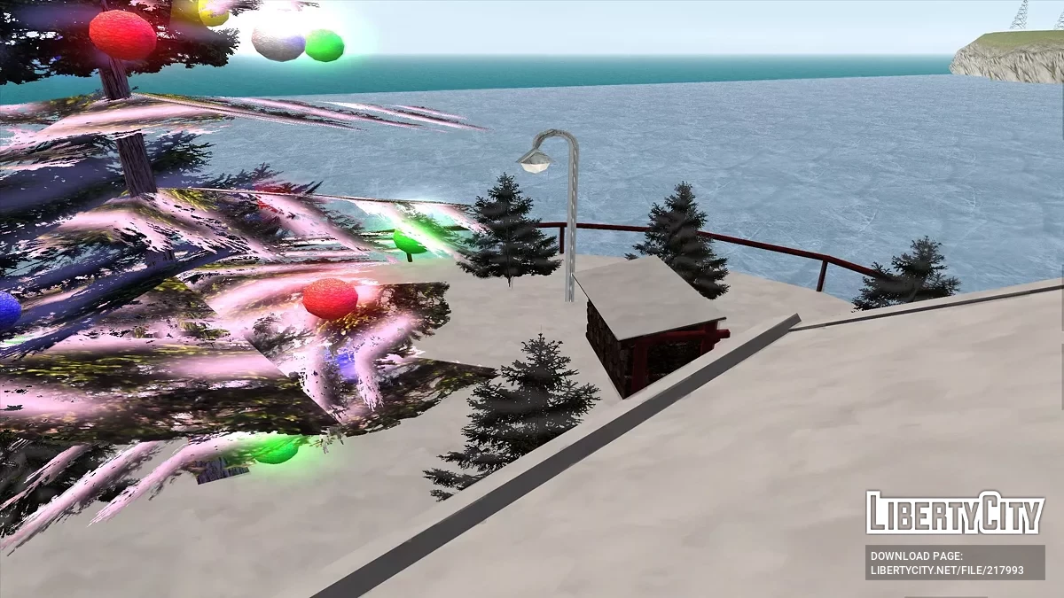 New Year's island and scenery / GTA San Andreas