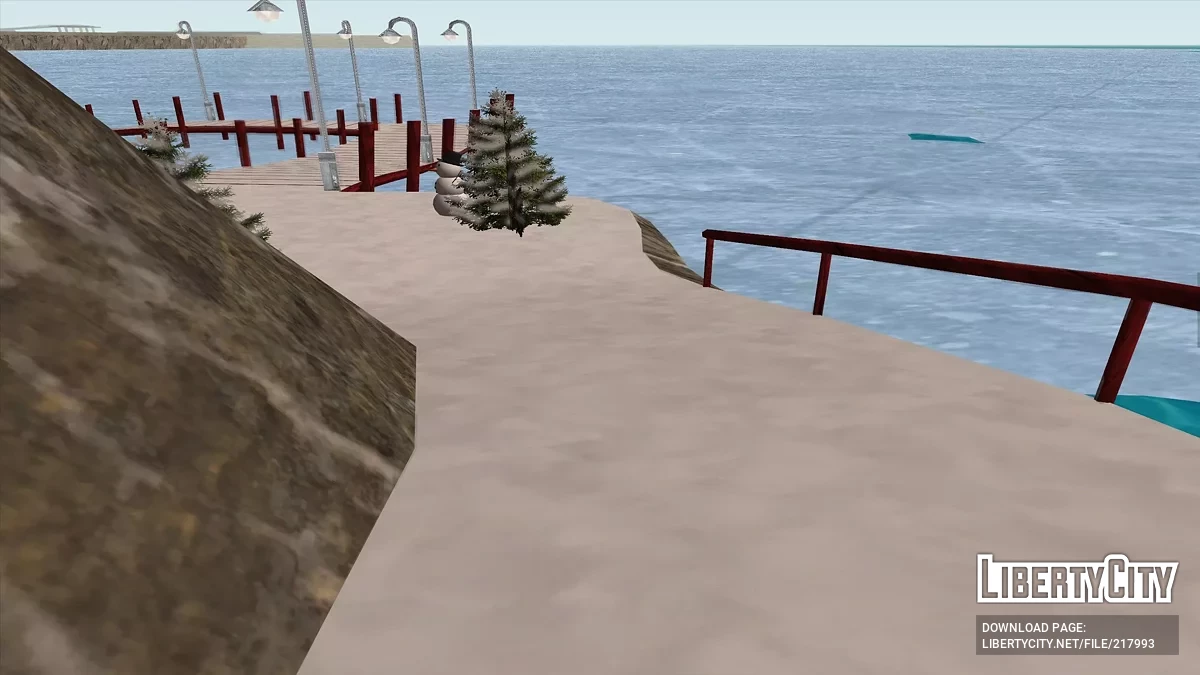 New Year's island and scenery / GTA San Andreas