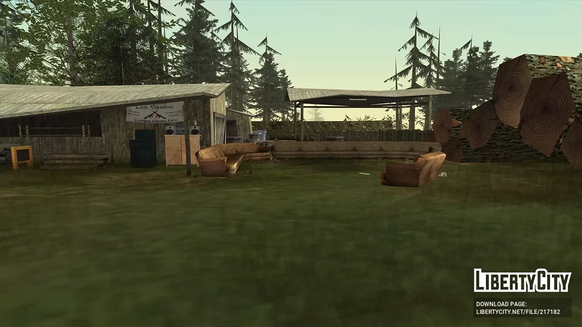 Updated sawmill in Panopticon (+ for SAMP and MTA) / GTA San Andreas