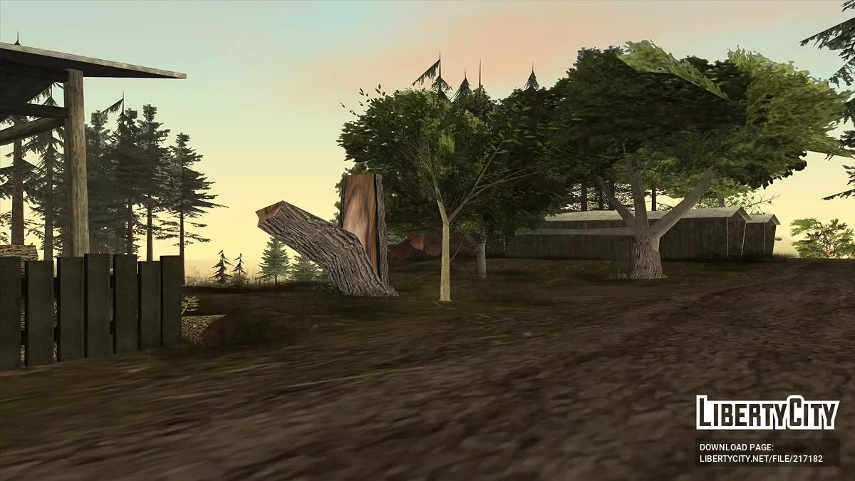 Updated sawmill in Panopticon (+ for SAMP and MTA) / GTA San Andreas