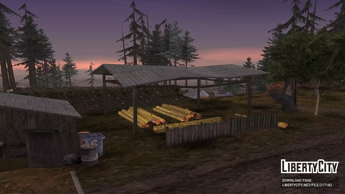 Updated sawmill in Panopticon (+ for SAMP and MTA) / GTA San Andreas