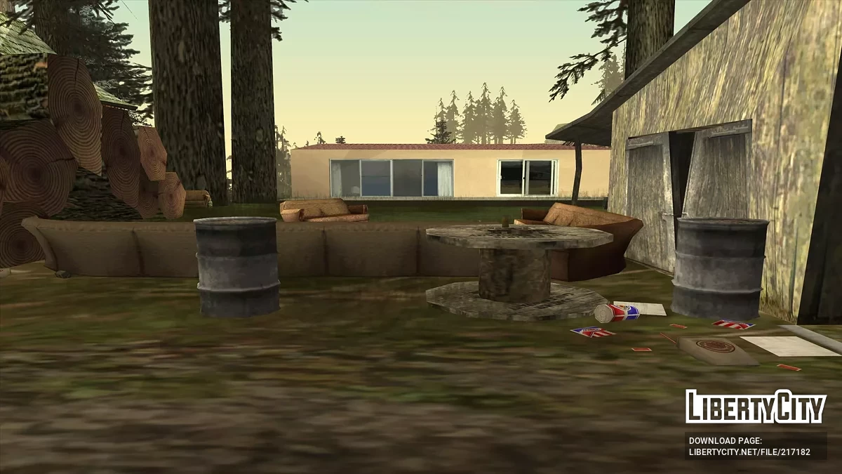 Updated sawmill in Panopticon (+ for SAMP and MTA) / GTA San Andreas