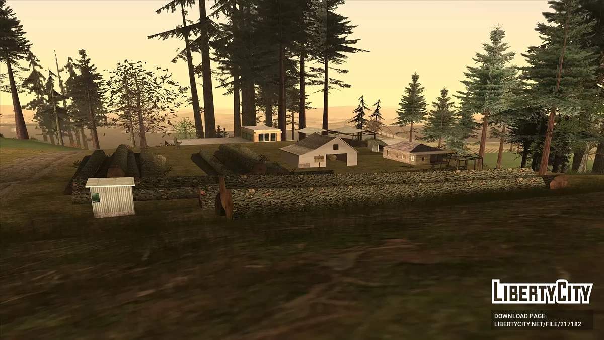 Updated sawmill in Panopticon (+ for SAMP and MTA) / GTA San Andreas