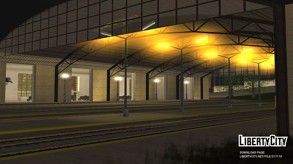 Railway station lighting in SF and LV / GTA San Andreas