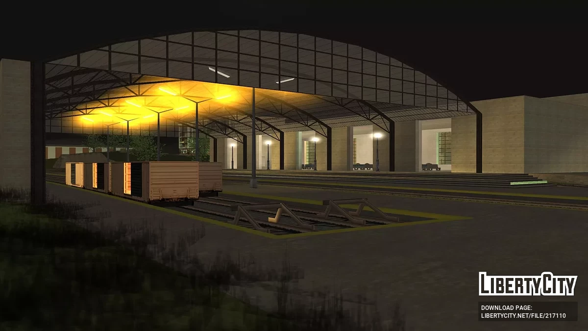 Railway station lighting in SF and LV / GTA San Andreas