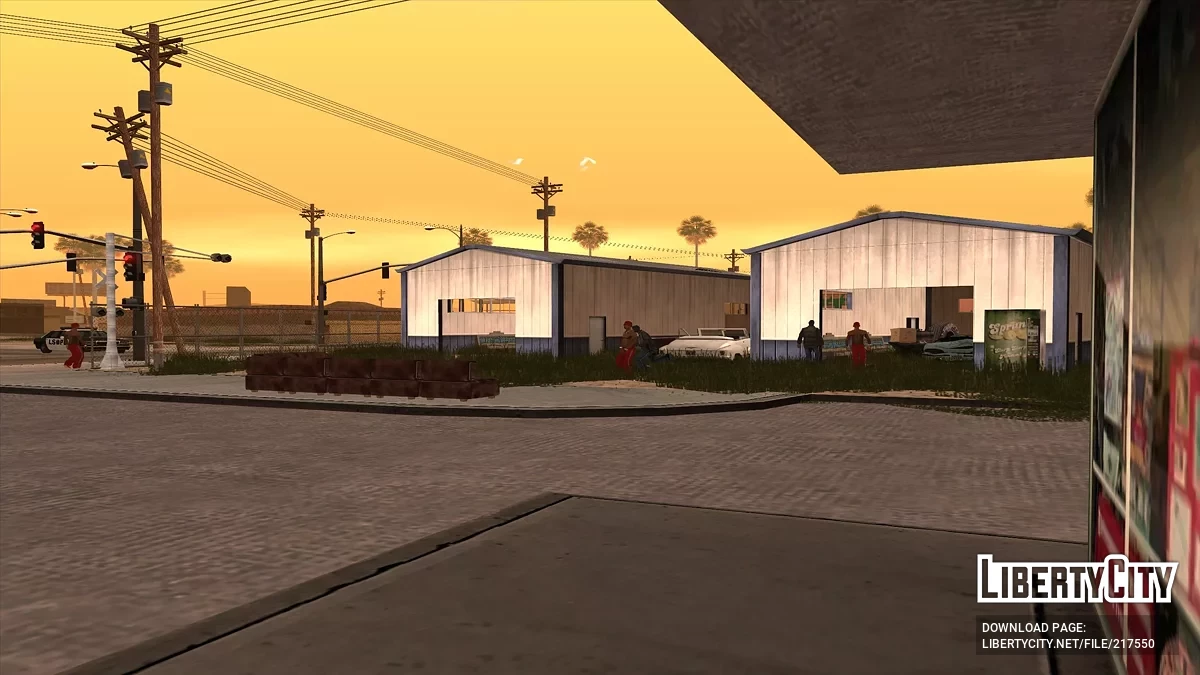 Сервісні бокси під Вайнвудом / GTA San Andreas