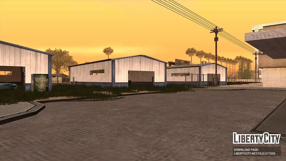 Сервісні бокси під Вайнвудом / GTA San Andreas
