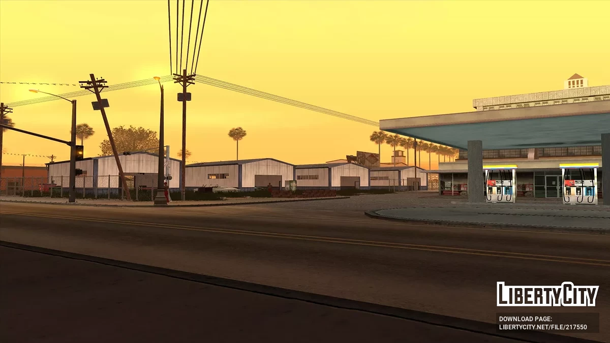 Сервісні бокси під Вайнвудом / GTA San Andreas
