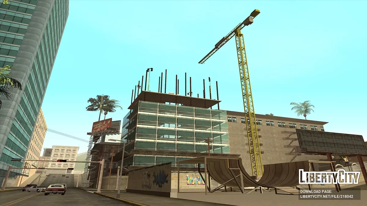 Verbessertes Bauen am Skatepark / GTA San Andreas